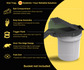Bucket Lid Trap by Vulcan – Multi-Catch, Humane or Lethal Rodent Trap for Rats, Squirrels, Chipmunks and Mid-Sized Rodents (Not a Mouse Trap)